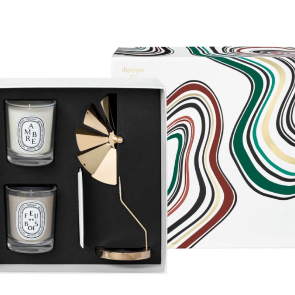 Diptyque 2021 Limited Edition Carousel Set Feu de Bois & Amber